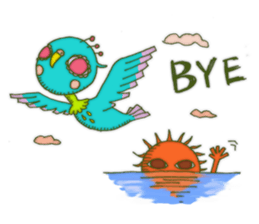 Cerulean Bird (Japanese ver.) sticker #272424