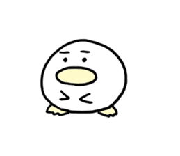 Dango Penguin 2 (White, round penguin 2) sticker #272625