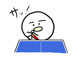 Dango Penguin 2 (White, round penguin 2) sticker #272637