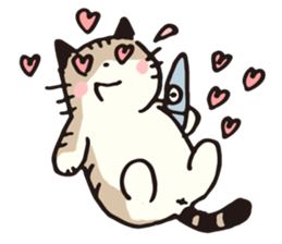 Pouch the cat 2 sticker #273307