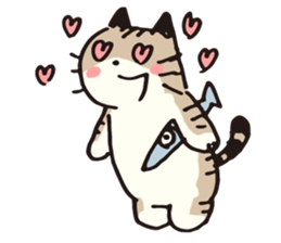 Pouch the cat 2 sticker #273308