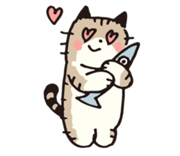 Pouch the cat 2 sticker #273309