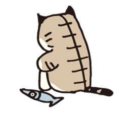 Pouch the cat 2 sticker #273317