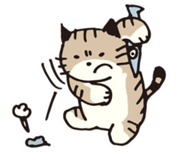 Pouch the cat 2 sticker #273318