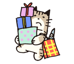 Pouch the cat 2 sticker #273320