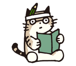 Pouch the cat 2 sticker #273321