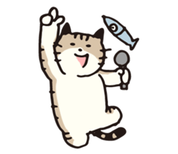 Pouch the cat 2 sticker #273322