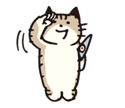 Pouch the cat 2 sticker #273323