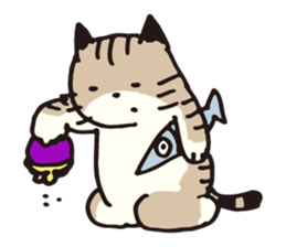 Pouch the cat 2 sticker #273324