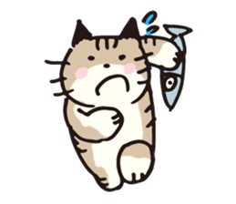 Pouch the cat 2 sticker #273325