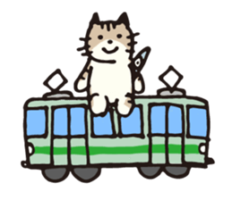 Pouch the cat 2 sticker #273328