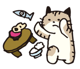 Pouch the cat 2 sticker #273330