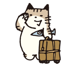 Pouch the cat 2 sticker #273336