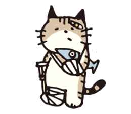 Pouch the cat 2 sticker #273339