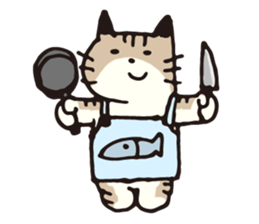 Pouch the cat 2 sticker #273340