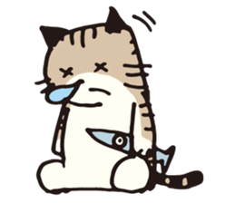 Pouch the cat 2 sticker #273342