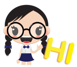 GlassesGirl sticker #273545