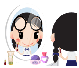 GlassesGirl sticker #273549