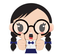 GlassesGirl sticker #273552