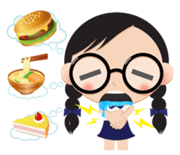 GlassesGirl sticker #273553