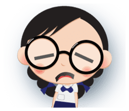GlassesGirl sticker #273555