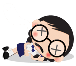 GlassesGirl sticker #273556