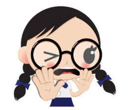GlassesGirl sticker #273560