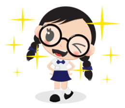 GlassesGirl sticker #273562