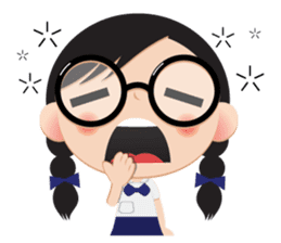 GlassesGirl sticker #273565