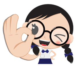 GlassesGirl sticker #273566