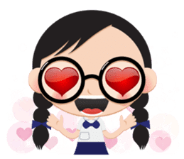 GlassesGirl sticker #273572