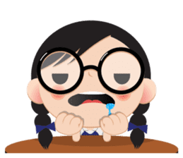 GlassesGirl sticker #273573