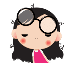 GlassesGirl sticker #273580