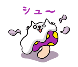 Amoeba Cat sticker #273708