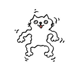 Amoeba Cat sticker #273709