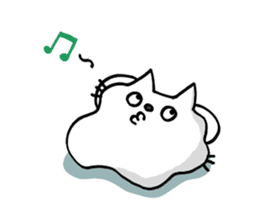Amoeba Cat sticker #273710