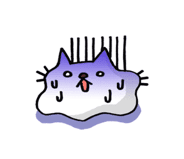 Amoeba Cat sticker #273726