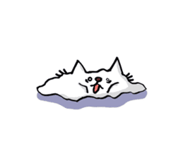 Amoeba Cat sticker #273728