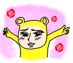 Life's many phases bear Kipei sticker #273825