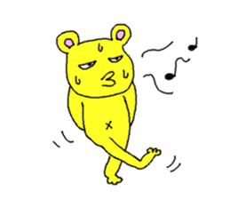 Life's many phases bear Kipei sticker #273851