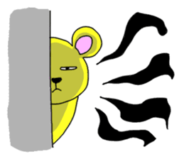 Life's many phases bear Kipei sticker #273855