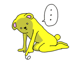 Life's many phases bear Kipei sticker #273858