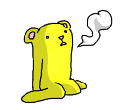 Life's many phases bear Kipei sticker #273859