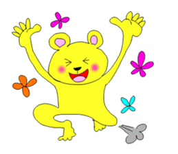 Life's many phases bear Kipei sticker #273862