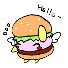Fairy burger of the hamburger