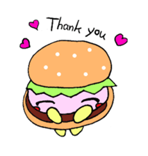 Fairy burger of the hamburger sticker #273906