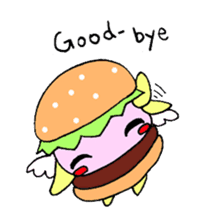 Fairy burger of the hamburger sticker #273907
