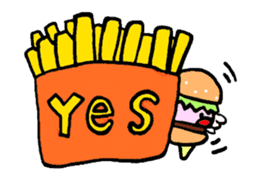 Fairy burger of the hamburger sticker #273909