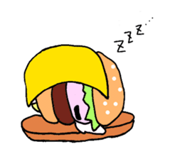 Fairy burger of the hamburger sticker #273910