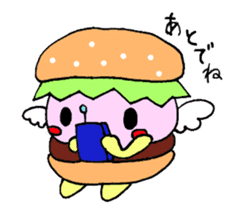 Fairy burger of the hamburger sticker #273912
